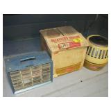 PARTS ORGANIZER WITH HARDWARE CONTENTS, COLEMAN PARTS ORGANIZER WITH HARDWARE CONTENTS, COLEMAN