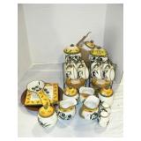 POTTERY DISH SET POTTERY DISH SET