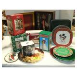 BOXED CHRISTMAS DÉCOR, HOLIDAY SERVING TRAYS,