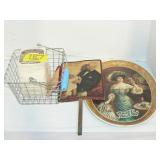 STAG COASTERS, PEPSI TRAY, ADVERTISING FAN, WIRE