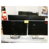 5 COMPUTER MONITORS