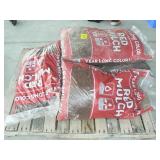 PALLET WITH 4 BAGS OF RED MULCH (PALLET NOT PALLET WITH 4 BAGS OF RED MULCH (PALLET NOT