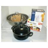 VEG-O-MATIC, CITRUS JUICER, NEW TEFLON POT,