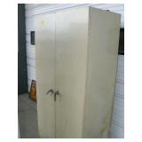 2-DOOR METAL STORAGE CABINET