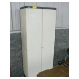 2-DOOR PLASTIC STORAGE CABINET