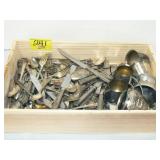 BOX WITH SILVERPLATE BOX WITH SILVERPLATE