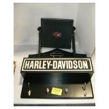 HARLEY-DAVIDSON COAT RACK, HARLEY BOOK