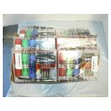 6 NEW FLASHLIGHTS AND BATTERIES SETS (3 PACKS OF