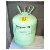 GENETRON 22 REFRIGERANT TANK - CANNOT TELL GENETRON 22 REFRIGERANT TANK - CANNOT TELL
