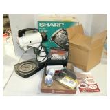 SUNBEAM STAND MIXER, SHARP FAX MACHINE, NEW