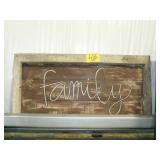 WOODEN FAMILY WALL ART WOODEN FAMILY WALL ART
