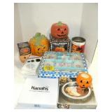 HALLOWEEN DÉCOR, CHILD'S TEA SET, SHOWER RADIO, HALLOWEEN DÉCOR, CHILD'S TEA SET, SHOWER RADIO,