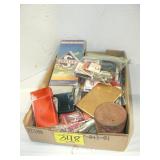 FLAT WITH COLLECTIBLE SMALLS: CIGARETTE CASES,