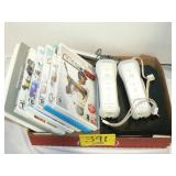 Wii CONSOLE, CONTROLLERS, GAMES