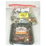 COSTUME JEWELRY AND PARTS AND SCRAP COSTUME JEWELRY AND PARTS AND SCRAP
