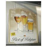BELGIAN BEER METAL SIGN BELGIAN BEER METAL SIGN
