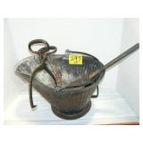 COAL BUCKET, ICE TONGS, COAL SHOVEL