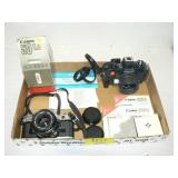 CANON AE-1 CAMERA, NIKON NIKONAS IV-A, FILTERS CANON AE-1 CAMERA, NIKON NIKONAS IV-A, FILTERS