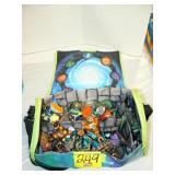 SMALL SKYLANDERS CASE WITH ACTION FIGURES