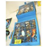 LARGE SKYLANDERS CASE WITH FIGURES