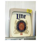 MILLER LITE PLASTIC ADVERTISING SIGN