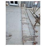 APPROX 24FT OF WROUGHT IRON FENCE/PORCH PANEL