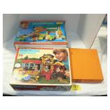 FISHER PRICE LIFT AND LOAD DEPOT, MATTEL HAPPY FISHER PRICE LIFT AND LOAD DEPOT, MATTEL HAPPY