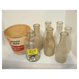 GRIESEDIECK CARDBOARD BEER BUCKET, 7 MILK GRIESEDIECK CARDBOARD BEER BUCKET, 7 MILK
