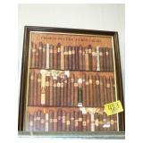 FRAMED CUBAN CIGARS ADVERTISING FRAMED CUBAN CIGARS ADVERTISING