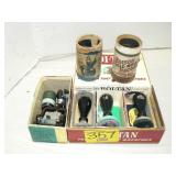 2 EDISON CYLINDER RECORDS (ONE DAMAGED), INK 2 EDISON CYLINDER RECORDS (ONE DAMAGED), INK