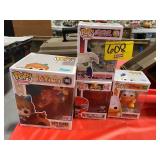 4 FUNKO POPS