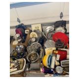 PALLET W/ KITCHENWARE OF ALL KINDS, MID CENTURY