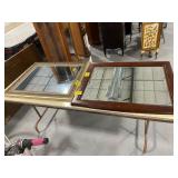 2 FRAMED WALL MIRRORS