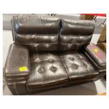 LEATHER 65' LONG COUCH