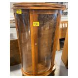 58' TALL CHINA CABINET SHOWCASE W/ WOODEN SHELVES