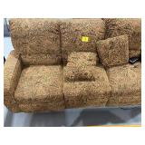82' LONG PATTERNED COUCH