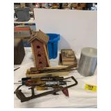BIRDHOUSE, HAND TOOLS OF ALL KINDS, ANTIQUE
