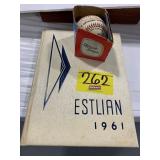 MIKE SHANNON OFFICIAL BASEBALL W/ BOX, 1961 EAST