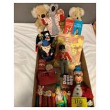 HUCKLEBERRY HOUND HAND PUPPET, PEZ DISPENSERS,