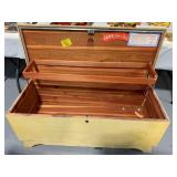 YELLOW LANE CEDAR CHEST - INSERT SHELF NEEDS