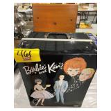 VINTAGE VINYL BARBIE & KEN CASE, DOLL DESK