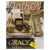 GATHER SIGN, GRACE SIGN, NESTING BASKET SET, WALL