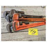 (2) RIDGID PIPE WRENCHES, PIPE WRENCH