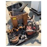 PALLET W/ ENGINE PARTS OF ALL KINDS