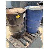 (2) OIL BARRELS W/ CONTENTS
