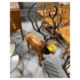 LEATHER? WRAPPED STAG FIGURE - 38' TALL