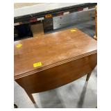 42' LONG WOODEN DROP-LEAF KITCHEN TABLE