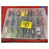 CASE OF LOOSE DIECAST CARS ON BOTH SIDES