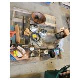 MITER BOX, WOOD BOWL, LAMPS, SKEWERS