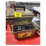 HANDGUN MAG CAN W/ GLOCK CLIPS, TACTICAL PLASTIC